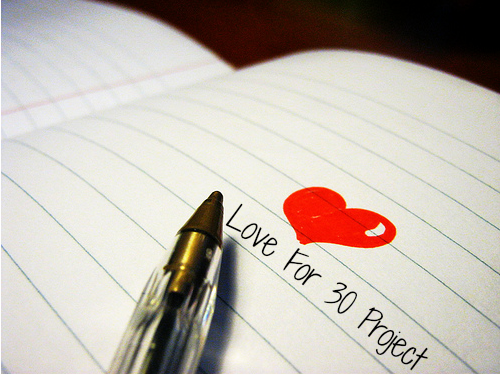 Want to Guest Post? Join the Love for 30 Project!