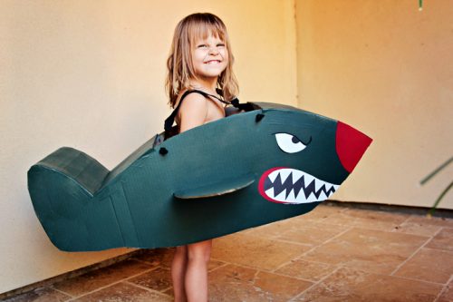 Last-Minute DIY Bomber Airplane Costume